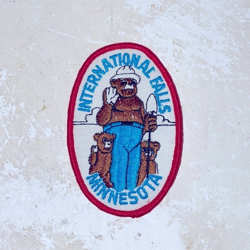 Minnesota International Falls Patch NWT 1/1 Rare Find UNI​​​​​